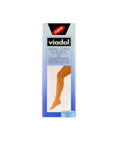 MEDIA CORTA VIADOL FUERTE BEIG T/MED – foto del producto media corta viadol