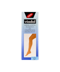 MEDIA CORTA VIADOL FUERTE BEIG T/MED – foto del producto media corta viadol