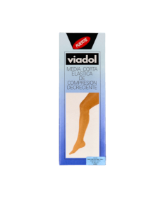 MEDIA CORTA VIADOL FUERTE BEIG T/GDE – foto del producto media corta viadol