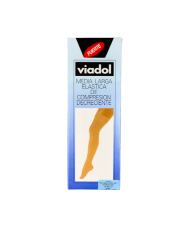 MEDIA LARGA VIADOL FUERTE BEIG T/MED – foto del producto media larga viadol
