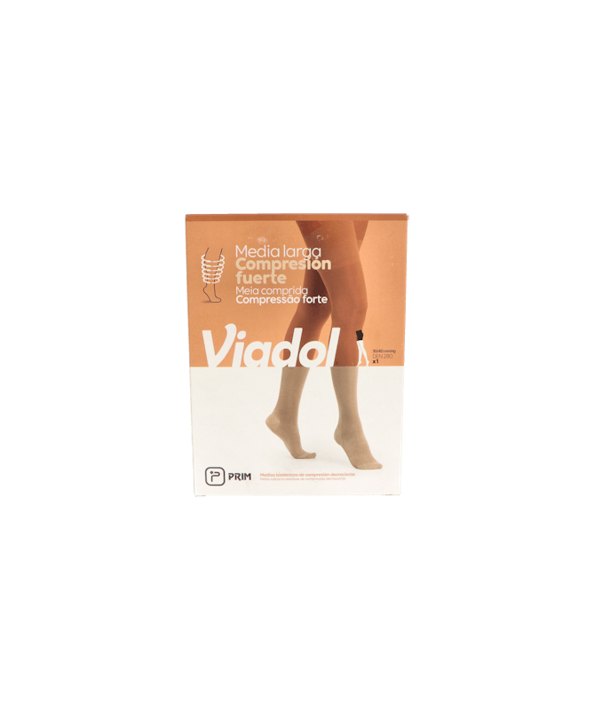 MEDIA LARGA VIADOL FUERTE BEIG T/EXTRA – foto del producto media larga viadol