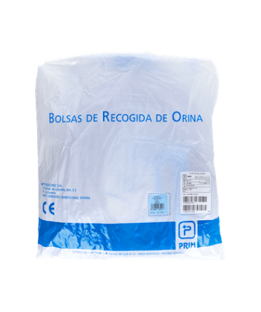 BOLSA ORINA PRIM C/VALV VACIADO 2 L 30 U – foto del producto bolsa orina prim