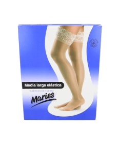 MEDIA LARGA MARIES FUERTE BLONDA BEIG T5 – foto del producto cada media larga