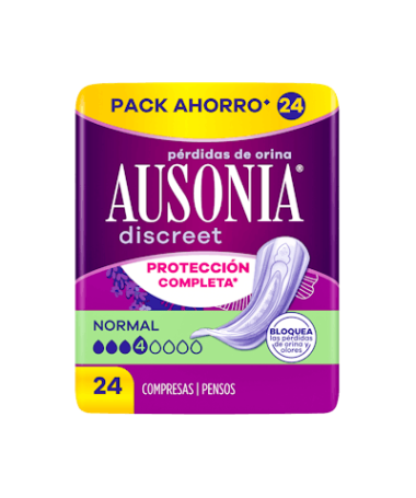 AUSONIA DISCREET NORMAL 24 UNIDADES – foto del producto ausonia discreet normal