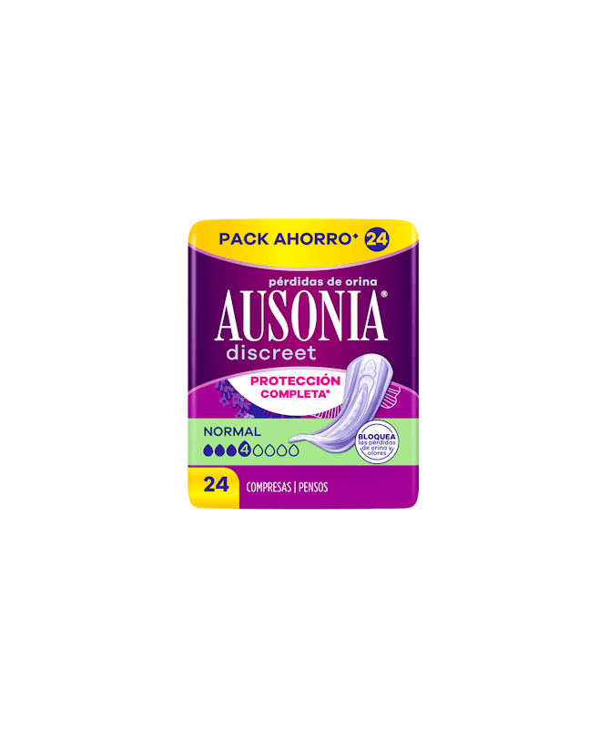 AUSONIA DISCREET NORMAL 24 UNIDADES – foto del producto ausonia discreet normal