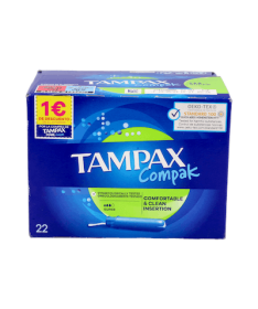 TAMPAX COMPAK SUPER 20 UNIDADES – foto del producto tampax compak super
