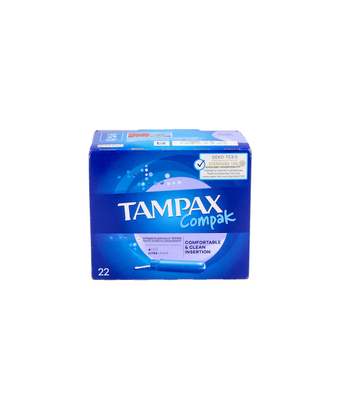 TAMPONES TAMPAX COMPAK LITES 24 UD – foto del producto tampones tampax compak