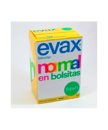 SALVASLIP EVAX FLEXI FRESH 40 UNIDADES – foto del producto cada salvaslip evax