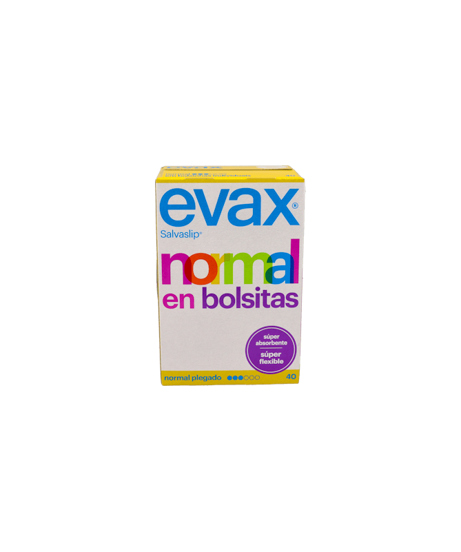 EVAX SALVASLIP FLEXIBLES 40 UDS – foto del producto cada evax salvaslip