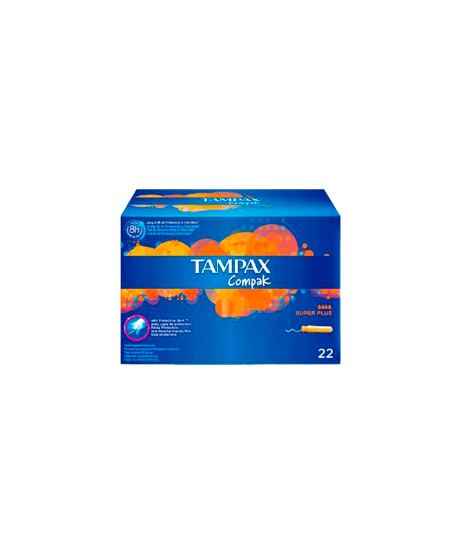 TAMPAX COMPAK SUPERPLUS 26 UNIDADES – foto del producto tampax compak superplus