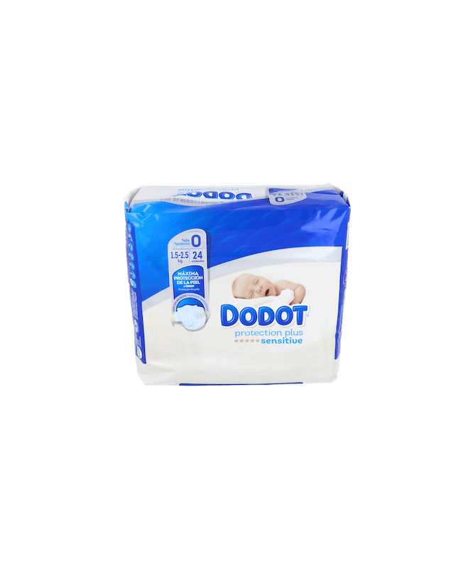 DODOT SENSITIVE R NAC 0 HASTA 2.5KG 24UD – foto del producto cada dodot sensitive