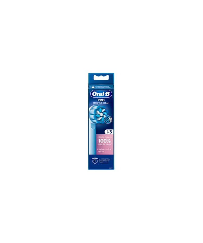 ORAL-B RECAMBIO RECAR SENSITIVE CLEAN 3U – foto del producto cada oral recambio