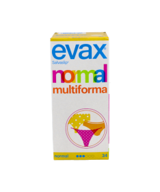EVAX SALVASLIP NORMAL MULTIFORMA 34 UD – foto del producto cada evax salvaslip