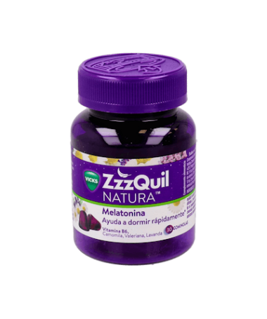 ZZZQUIL NATURA MELATONINA 30 GOMINOLAS – foto del producto cada zzzquil natura