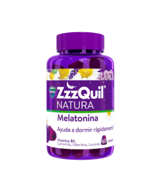 ZZZQUIL NATURA MELATONINA 60 GOMINOLAS – foto del producto cada zzzquil natura