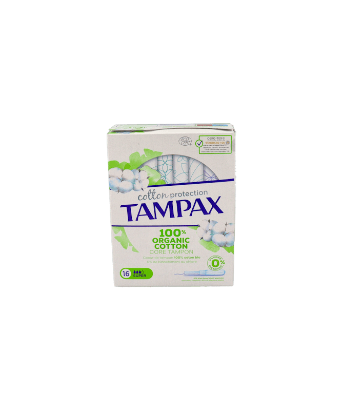 AUSONIA TAMPAX COTTON SUPER 16 UNID – foto del producto ausonia tampax cotton