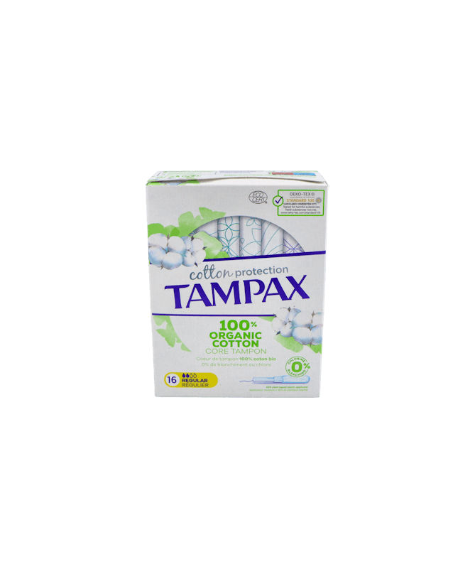 AUSONIA TAMPAX COTTON REGULAR 16 UNID – foto del producto ausonia tampax cotton