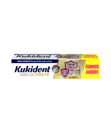 KUKIDENT PRO ULTIMATE SIN SABOR 57GR TUB – foto del producto cada kukident pro