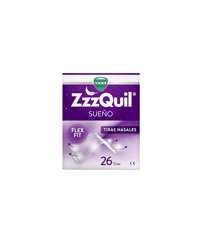 ZZZQUIL SUEÑO TIRAS NASALES 26 UDS – foto del producto cada zzzquil sueño
