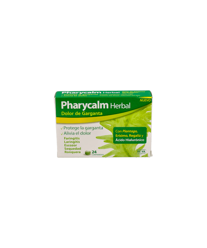PHARYCALM HERBAL DOLOR GARGANT 24 COMP – foto del producto cada pharycalm herbal