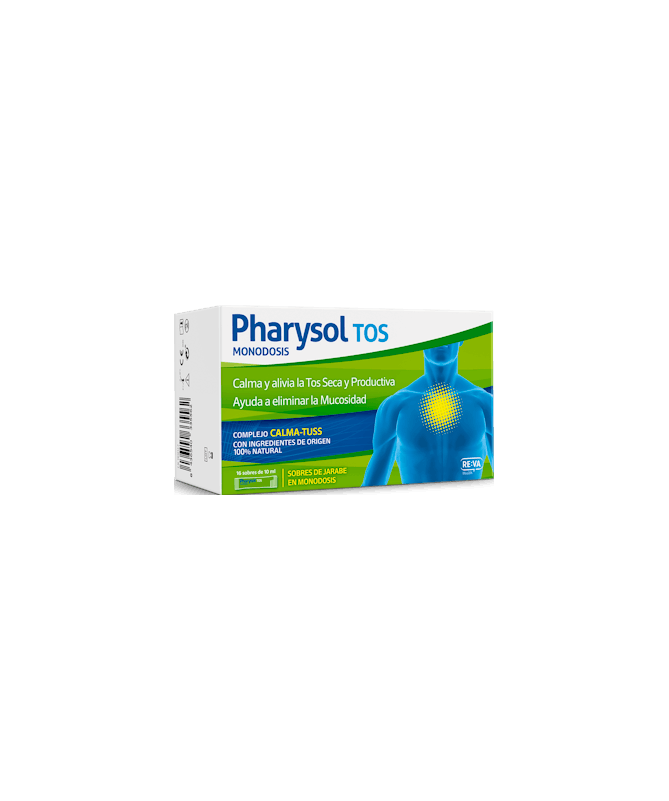 PHARYSOL TOS MONODOSIS CAJA 16 SOBRES – foto del producto cada pharysol tos