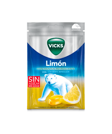 VICKS PRAIMS ZIP LIMON BOLSA 72 GR – foto del producto cada vicks praims