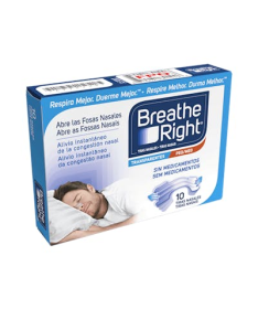 TIRAS NASALES BREATHE RIGHT PQ TRANS 10U – foto del producto cada tiras nasales