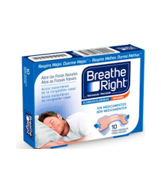 TIRA NASAL BREATHE RIGHT GRANDE 10 UN – foto del producto cada tira nasal