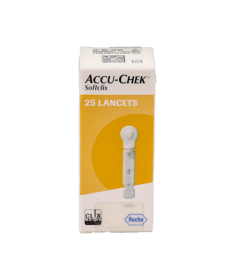 SOFTCLIX II LANCETAS 25 UND – foto del producto cada softclix lancetas