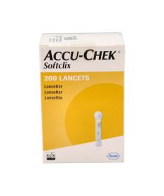 SOFTCLIX II LANCETAS 200 UND – foto del producto cada softclix lancetas