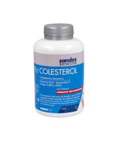 SANDOZ BIENESTAR COLESTEROL 120 CAPs – foto del producto cada sandoz bienestar