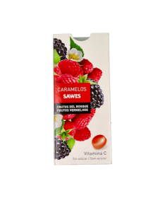SAWES CARAMELOS BLIS FRUTOS BOSQ S/A 22G – foto del producto cada sawes caramelos