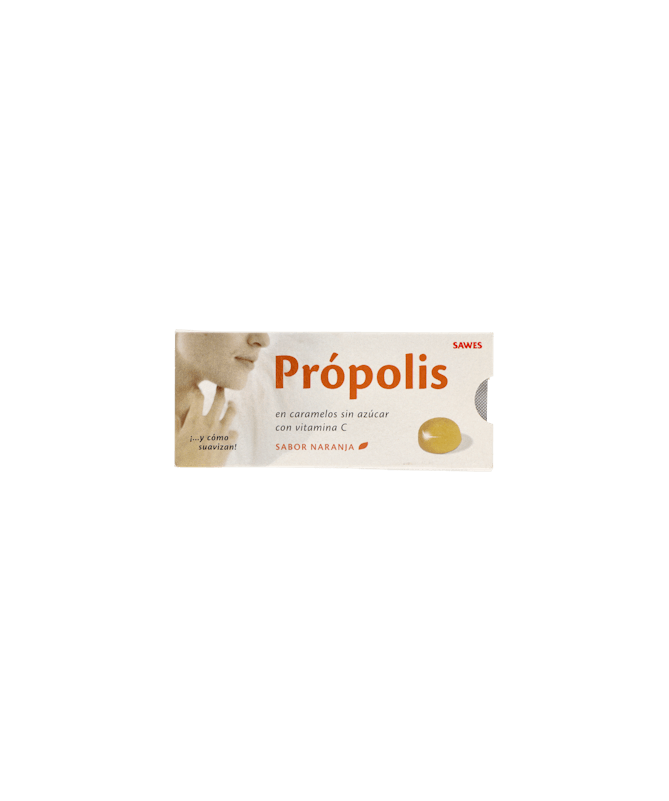 SAWES PROPOLIS NARANJA CARAMELOS S/AZUC – foto del producto propolis naranja ácido
