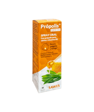 PROPOLIS FORTE 7.5% SAWES SPRAY 20 ML – foto del producto cada propolis forte
