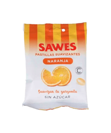 SAWES PASTILLAS SUAVI S/AZUCAR 50G NARAN – foto del producto cada sawes pastillas