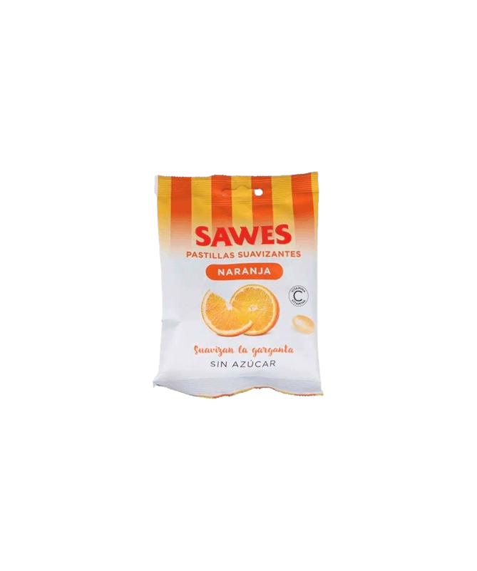 SAWES PASTILLAS SUAVI S/AZUCAR 50G NARAN – foto del producto cada sawes pastillas