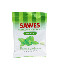 SAWES CARAMELOS MENTA S/AZUCAR BOLSA – foto del producto menta sawes caramelos