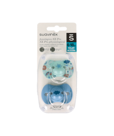 CHUPETE FISIOLOGICO 6-18 m SILICONA 2UD – foto del producto cada chupete fisiologico