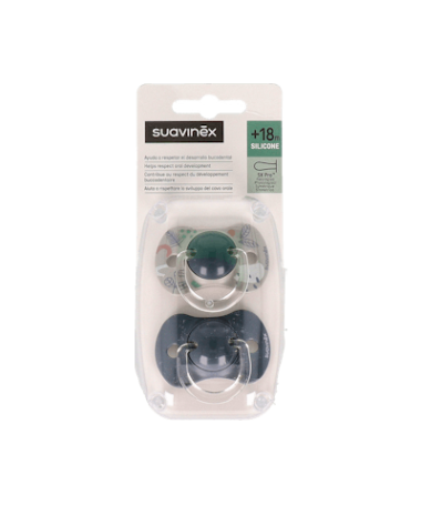 CHUPETE FISIOLOGICO +18 m SILICONA 2UD – foto del producto cada chupete fisiologico