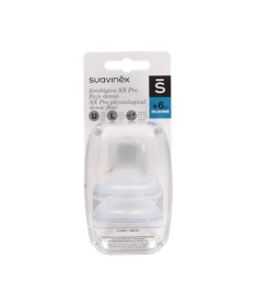 TETINA SUAVINEX FISIO FLUJO L SILICON 2U – foto del producto cada tetina suavinex