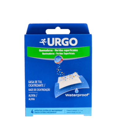 URGO QUEMADURAS WATERPROOF 10X7 CM 4APOS – foto del producto urgo quemaduras waterproof