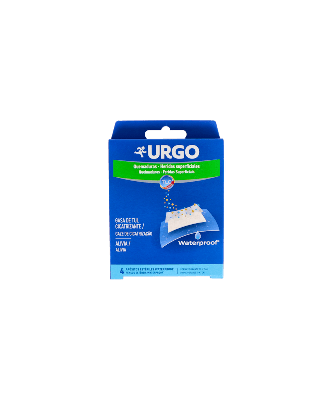 URGO QUEMADURAS WATERPROOF 10X7 CM 4APOS – foto del producto urgo quemaduras waterproof