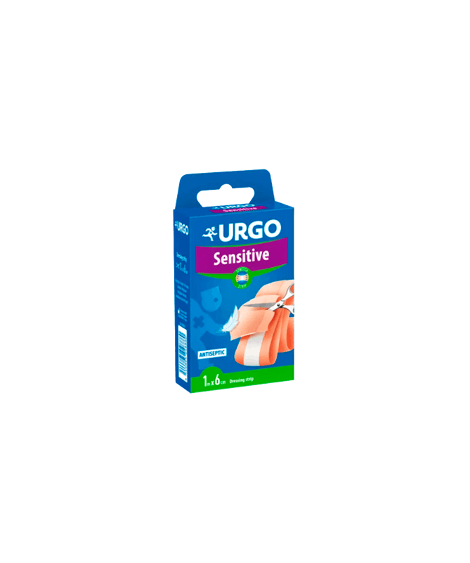 URGO SENSITIVE STRETCH BANDA REC 1MX6CM – foto del producto cada urgo sensitive