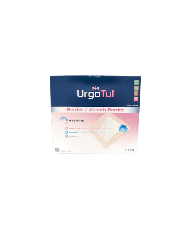 URGOTUL ABSORB BORDER 15CMX15CM 3APOSITO – foto del producto cada urgotul absorb