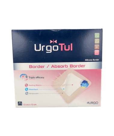 URGOTUL ABSORB BORDER 13CMX13CM 3APOSITO – foto del producto cada urgotul absorb