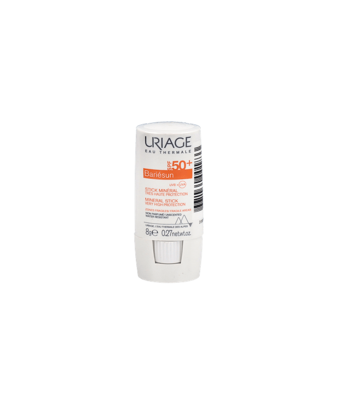 URIAGE BARIESUN SPF50+ STICK 8 GRAMOS – foto del producto cada uriage bariesun