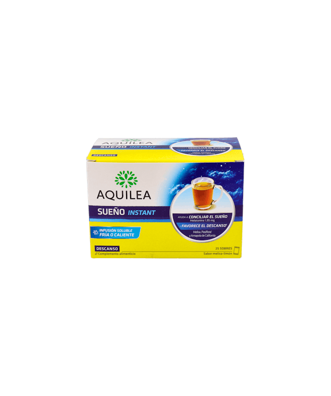 AQUILEA SUEÑO INSTANTANEO 25 SOBRES – foto del producto extracto 100 partes