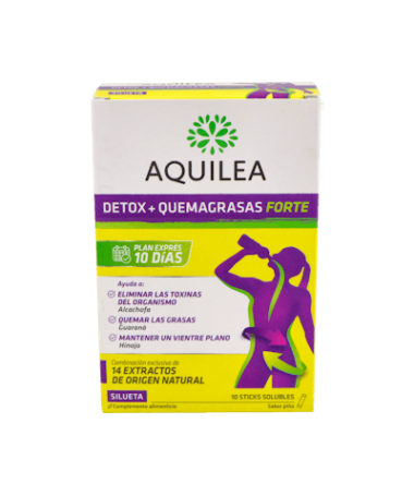 AQUILEA DETOX 10 STICKS – foto del producto extracto seco hojas