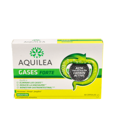 AQUILEA GASES FORTE 60 CAPS – foto del producto extracto partes aéreas