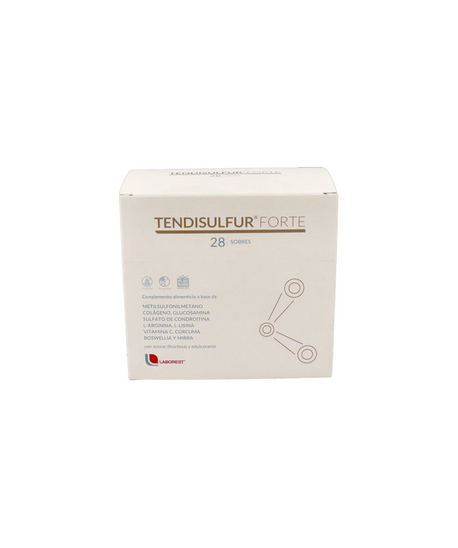 TENDISULFUR FORTE 28 SOBRES – foto del producto extracto 1000 arginina